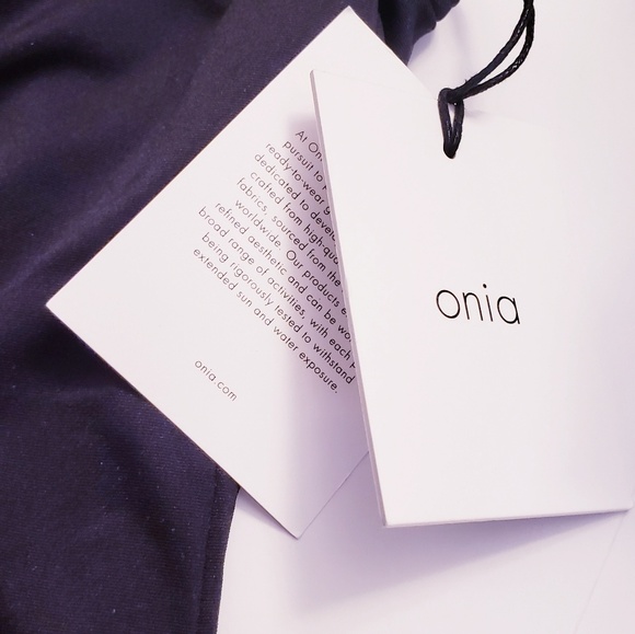 $195 NWT ONIA Anthro Cherry Leaf One Piece Swim - Picture 6 of 11